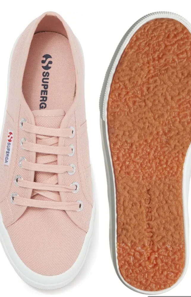 Superga Platform Sneaker Skater Shoes COTU 2730 Rose Pink Machine Wash NIB - Picture 3 of 4
